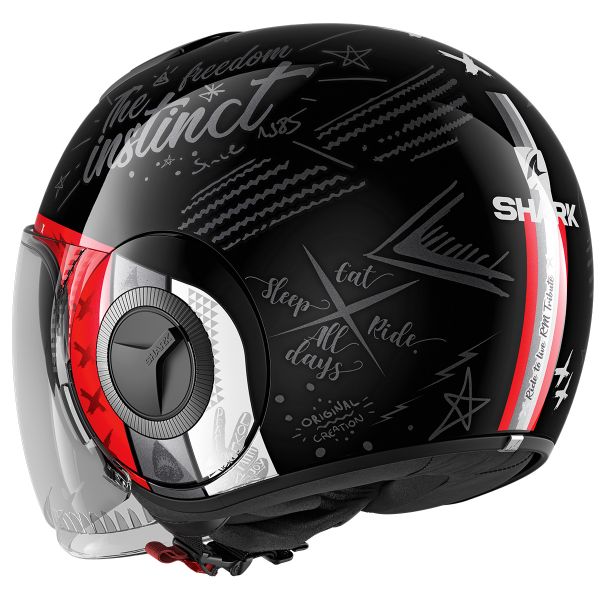 Pack Casco Moto Kit Bluetooth Shark Nano Tribute Mat Rm Kwr Kit