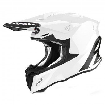 CASCO AIROH INTEGRALE TWIST 2.0 SHAKEN RED GLOSS ENDURO OFF ROAD TAGLIA S