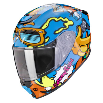 FFZWMX Casco Moto Per Bambini Outdoor Sports Casco Moto Casco Integrale Con  Visiera Confortevole E Traspirante Adatto A Bambini Dai 2 Ai 10 Anni Casco  Di Protezione Solare All'aperto A,48-52CM : 