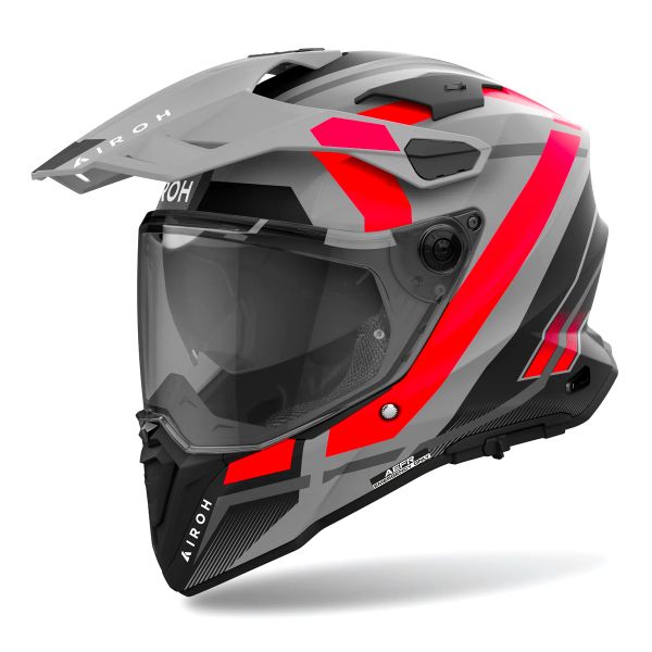 EM MOTO  Airoh - Casco Integrale Commander Boost Orange Matt