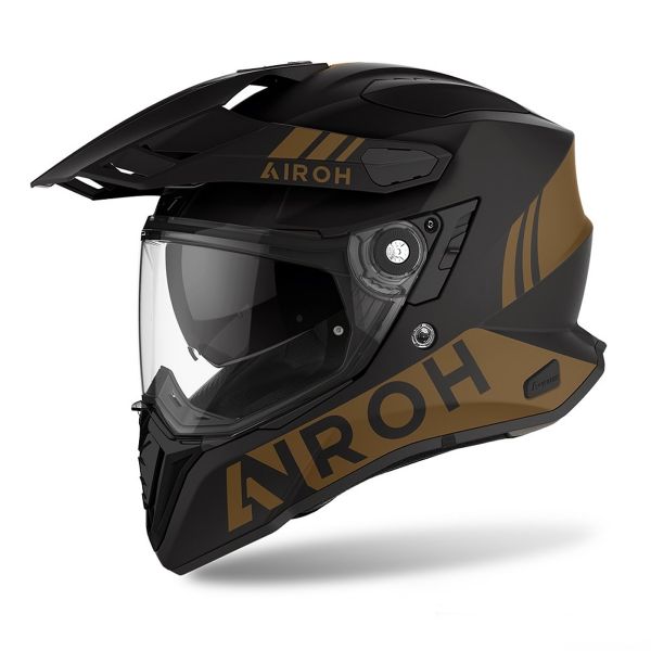 Casco Moto Airoh Commander Gold Matt pronto per l'invio