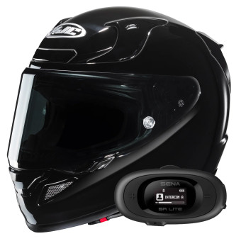 Pack Casco Moto Kit Bluetooth Hjc Rpha Black Kit Bluetooth R Lite Solo Icasque It