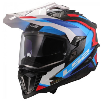 Integrale LS2 Explorer Carbon Frontier II Bianco Blu MX701