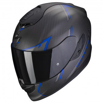 SCORPION Casco Moto Strada Integrale EXO-1400 Air Carbon Solid Nero