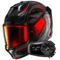 Casco Moto Integrale Con Led Shark SKWAL i3 DARK SHADOW EDITION Gun Silver  Vendita Online 