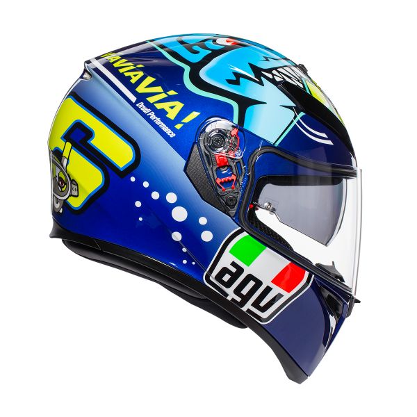 Casco integrale moto Agv K-3 K3 Sv Valentino Rossi Tribe 46 taglia XL