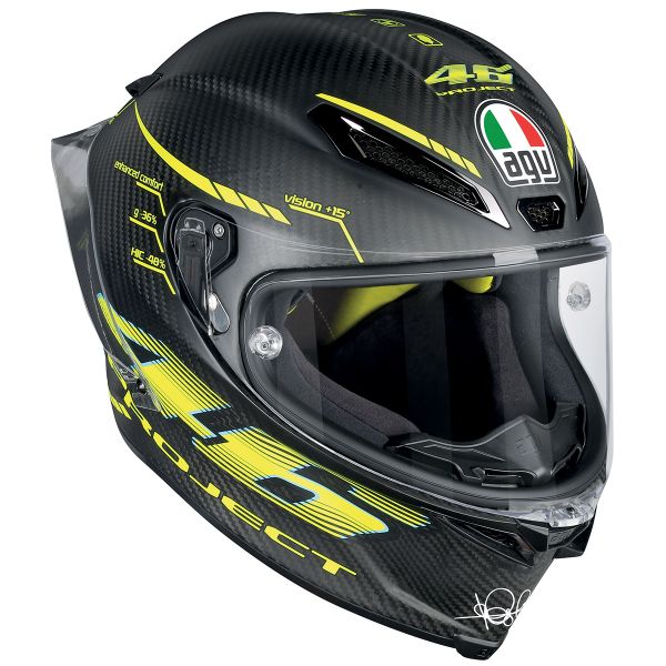 Casco Integrale Per Moto AGV Pista Gp Project 46 2.0 carbonio, Prezzi e  Offerte