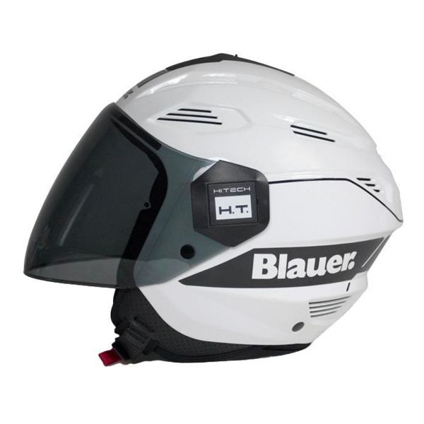 Casco Moto Blauer Bratt White Black in Stock