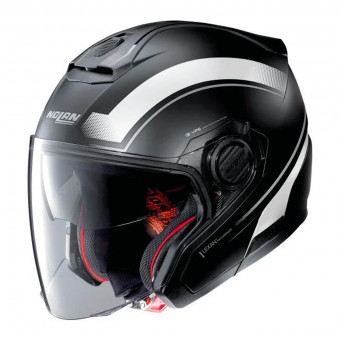 Casco Moto Nolan N40 5 Special N-Com Black Graphite 9 pronto per l'invio