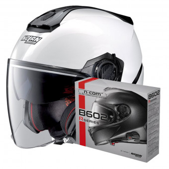 CASCO JET NOLAN N 40 SPECIAL N-COM COLORE 15 PURE WHITE – Moto