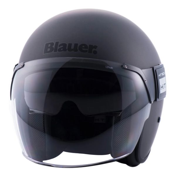 Casco Moto Blauer Pilot 1.1 Nero Opaco Bianco in Stock