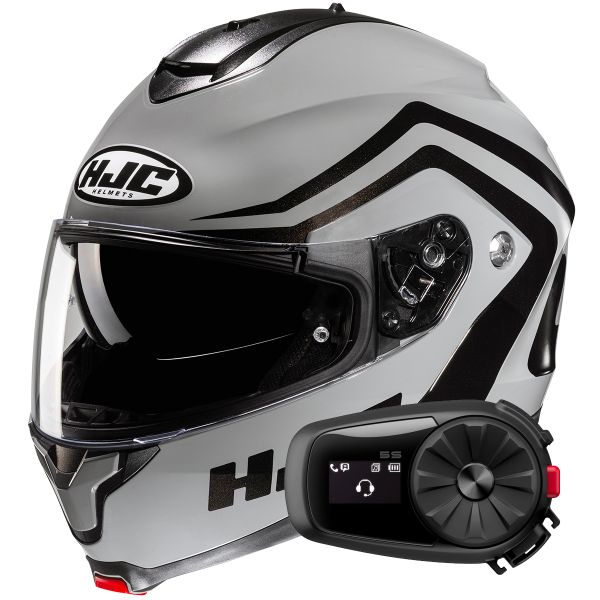 Interfono moto Bluetooth smart HJC 10B nero per Caschi Hjc