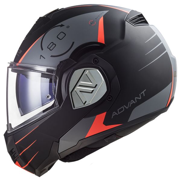 Casco modulare LS2 Advant Solid nero opaco