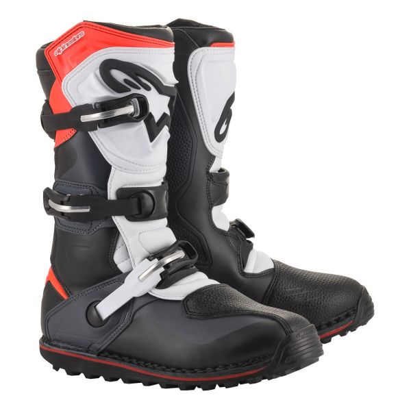 Stivali cross Alpinestars Tech 1 nero bianchi - Stivali Enduro e Motocross  - Stivali , Scarpe, Calze - ABBIGLIAMENTO MOTO