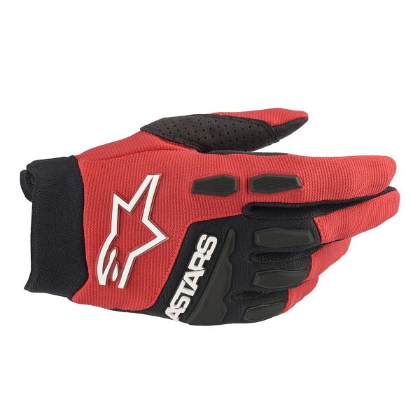 Guanti cross Alpinestars Full Bore Bright Red Black Al Miglior Prezzo