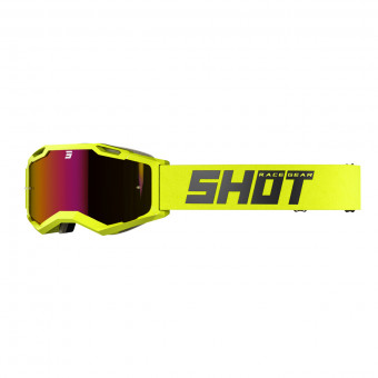 Guanti invernali Shot Trainer moto giallo neon omologato CE -  Equipaggiamento