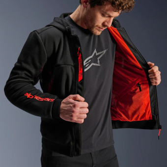 Alpinestars Cromo Air Sport Nero Rosso Fluo