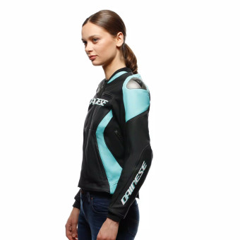 Dainese Corsa 5 Pelle Donna Nero Acqua