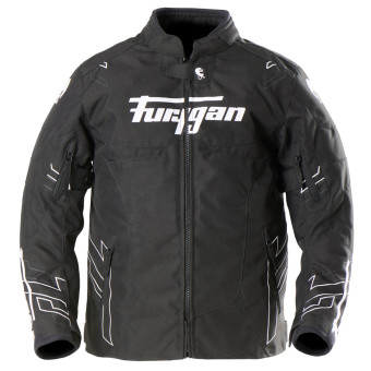 Giacche moto Furygan Neon Kid Nero Bianco