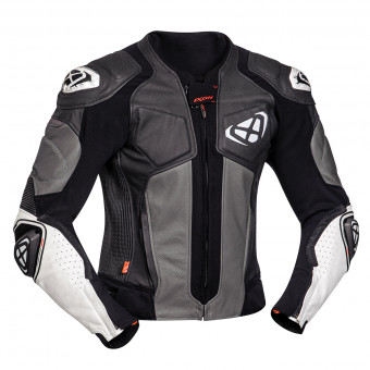 Giacca Moto Ixon Vendetta Jacket Evo Black Grey White Al Miglior Prezzo