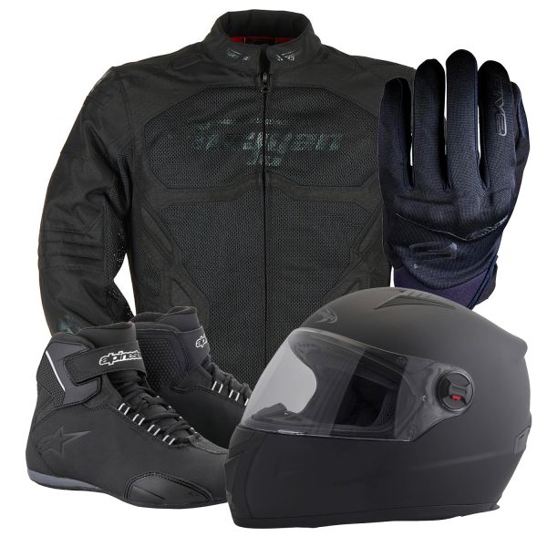 Guanti moto Alpinestars Atom nero