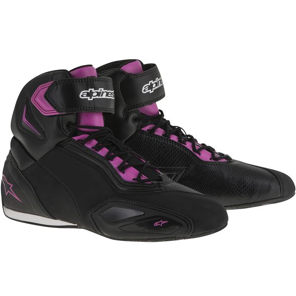 Scarpe Moto Donna Alpinestars STELLA SEKTOR Nero Bianco Rosa