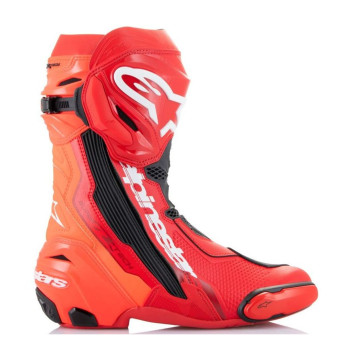 Alpinestars Supertech R Vented Boot Bright Red Fluo