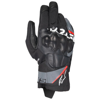 Guanti moto Alpinestars Corozal V3 Drystar Black Deep Gray Red Fluo