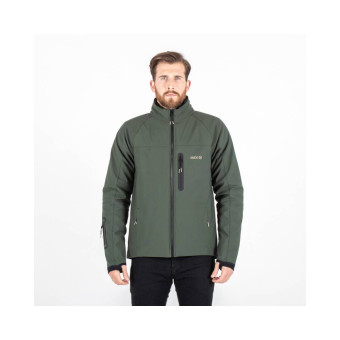 Giacche Moto Lunghe Knox Dual Pro 3 in 1 Soft Shell Thermolite Plus Uomo Verde oliva