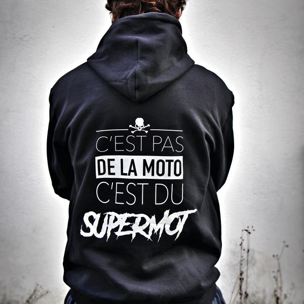 Pullover Felpa moto Kikaninac Sweat Hoodie Supermot Al Miglior Prezzo iCasque