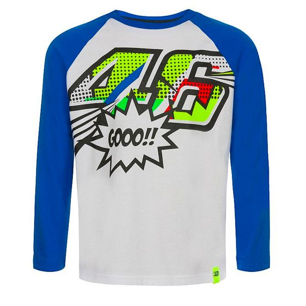 T-Shirt moto VR 46 T-Shirt Dual Yamaha VR46 pronto per l'invio